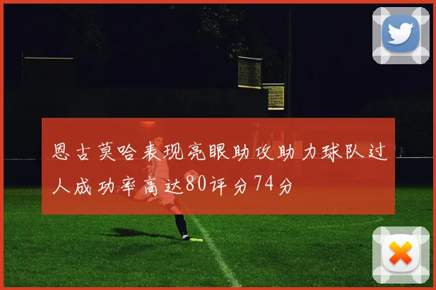 恩古莫哈表现亮眼助攻助力球队过人成功率高达80评分74分